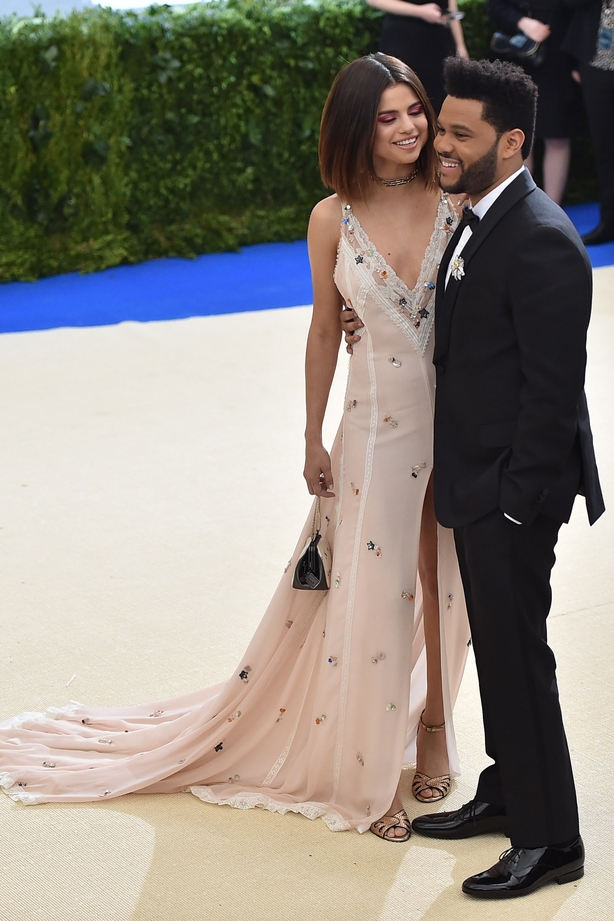 Selena Gomez & The Weeknd Make Red Carpet Debut at Met Gala 2017