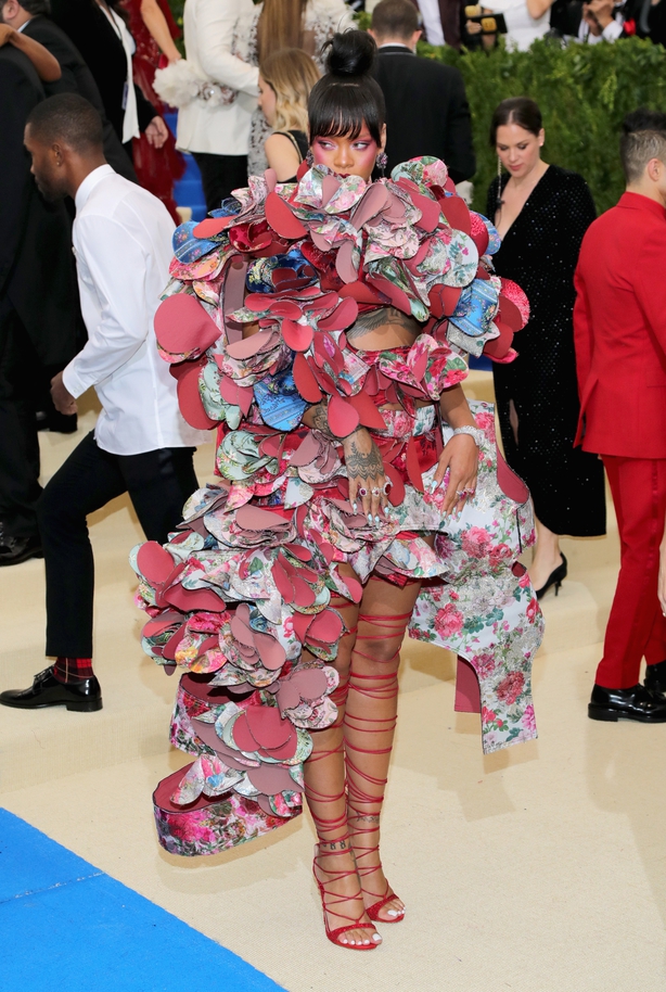Rihanna's dress stole the show at Met Gala 2017