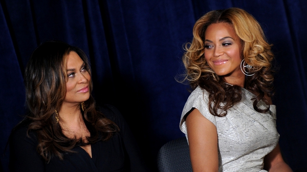 Tina and Beyoncé Knowles