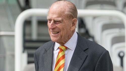 Prince Philip seen during a visit to Lord's cricket ground in London on 3 May