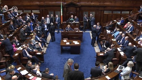 Following this vote, TDs will now be asked to stand for the prayer and a subsequent 30 second silent reflection each day