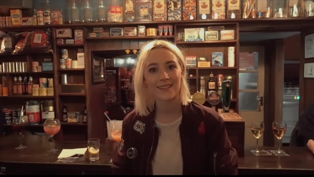 Saoirse Ronan in Ed Sheeran's Galway Girl video