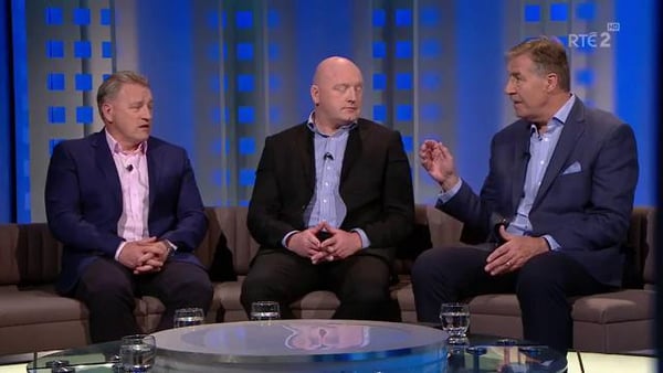 The Against The Head panel (l-r) Eddie O'Sullivan, Bernard Jackman and Donal Lenihan