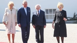President Higgins welcomes Prince Charles and Camilla | RTÉ News