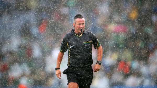 Referee James McGrath