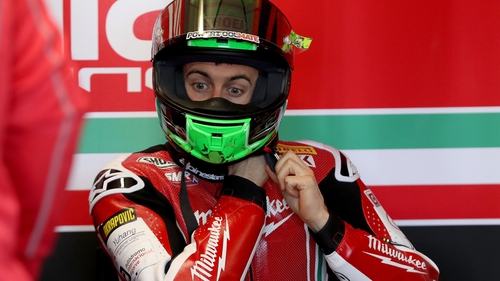 Eugene Laverty had qualified in sixth position