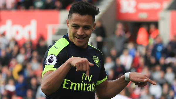 Alexis Sanchez was superb for the Gunners against Stoke