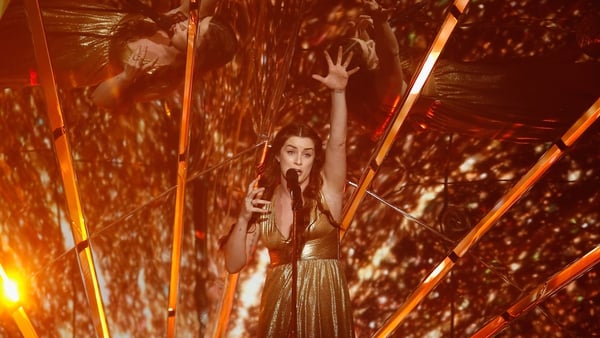 Lucie Jones took a cheeky dig at Ireland's nul points