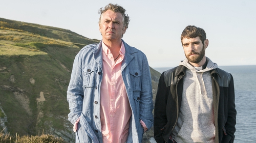 Oisín Stack (r) with Shane Richie in Redwater - "It's the very definition of cliffhanger"