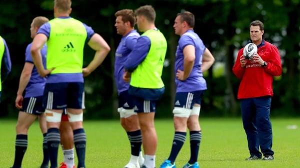 Rassie Erasmus watches over his Munster charges