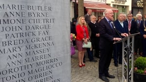 The ceremony was held at the memorial to the victims in Talbot Street, Dublin