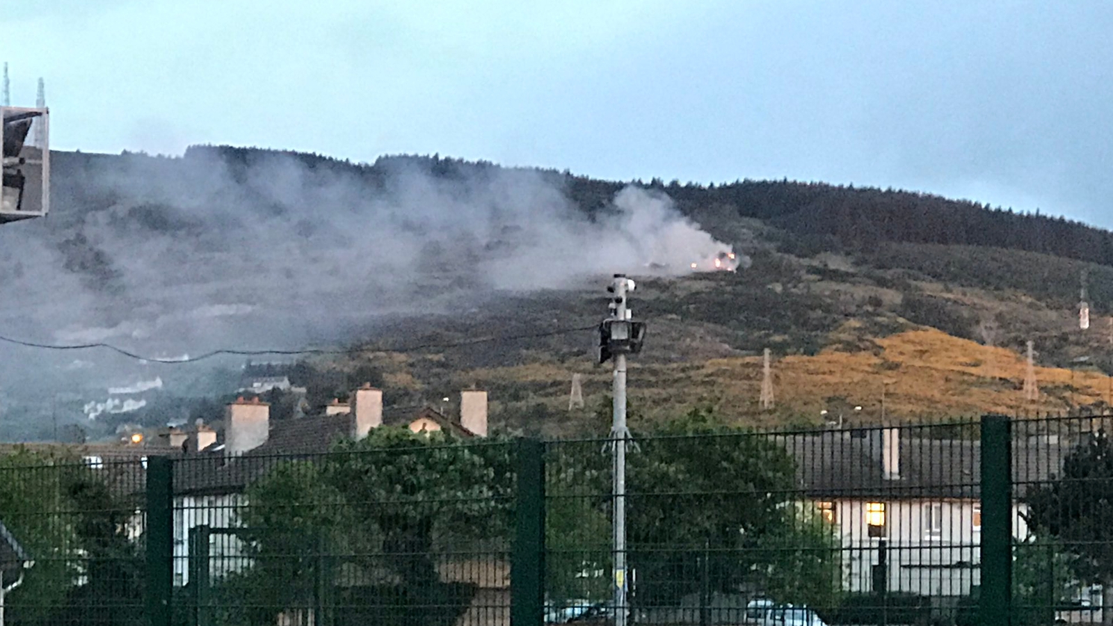 Firefighters attend scene of Dublin gorse fire