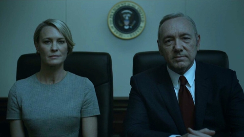 Robin Wright and Kevin Spacey in House of Cards