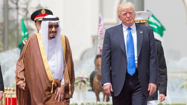 Donald Trump visited Saudi Arabia last month