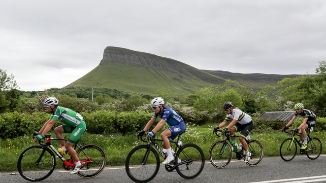 Today's stage also sped by the iconic mountain Benbulbin