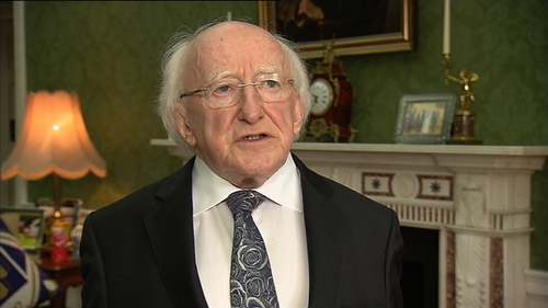 Michael D Higgins was speaking at the University of New South Wales in Sydney