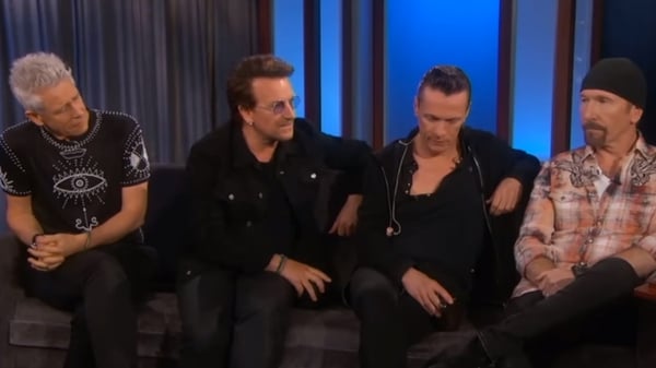 U2 on Jimmy Kimmel Live! - "Manchester has an undefeatable spirit"
