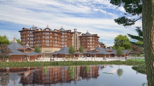 An artist's impression of the proposed new Tatyo Park Hotel