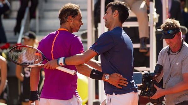 Rafael Nadal beat Novak Djokovic at the Madrid Open earlier this month