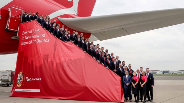 The British & Irish Lions departed London for New Zealand today