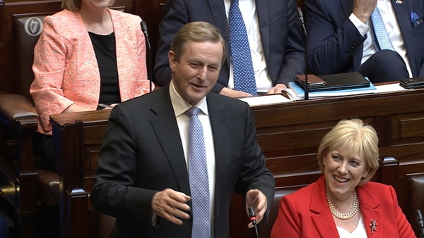Enda Kenny received tributes from various TDs, despite their differing politics