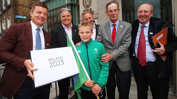 Brian O'Driscoll was on hand to submit Ireland's 2023 World Cup bid