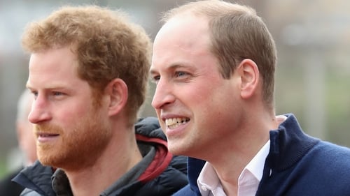 Princes William and Harry reportedly appear in a scene with Tom Hardy and Gary Barlow