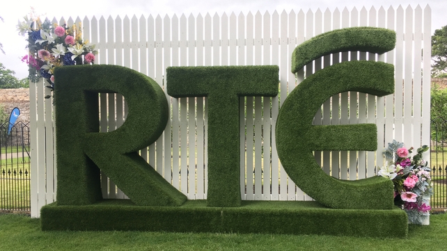 The RTÉ set at Bloom is home to live broadcasts, panel discussions and lots more all weekend