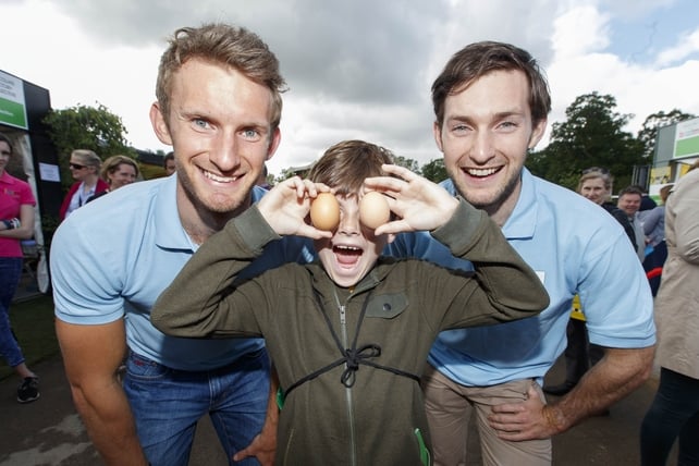 The Olympic medal winning O'Donovan brothers had a ball at Bloom and also promoted their healthy eating fitness plan to fans