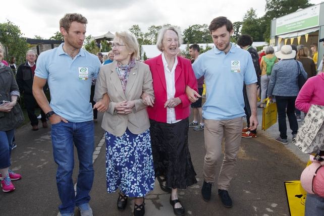 The O'Donovan brothers attracted fans wherever they went at Bloom
