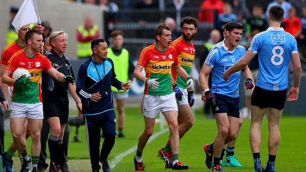 Dublin's Diarmuid Connolly walks away from the sideline controversy