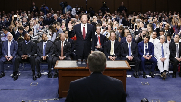 James Comey testified at the most eagerly anticipated US congressional hearing in years