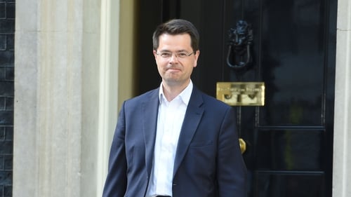 James Brokenshire, pictured outside No 10 Downing Street, has been reappointed as Northern Ireland Secretary