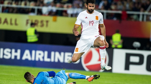 Diego Costa scored for Spain on Sunday