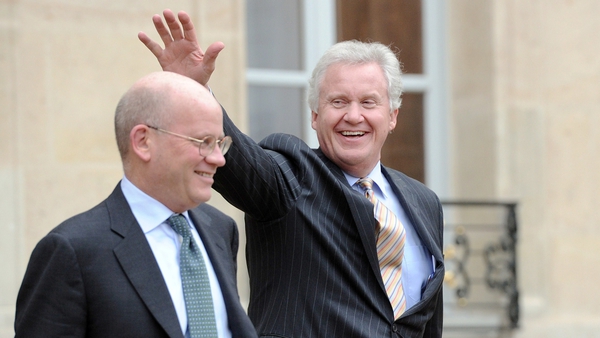 General Electric's John Flannery and Jeff Immelt