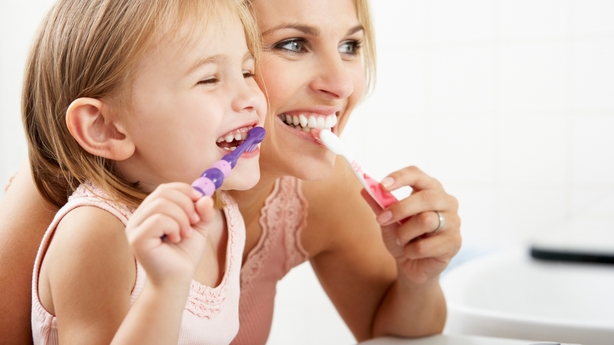 teeth brushing