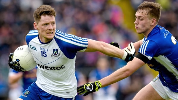 A late Conor McManus goal allowed Monaghan to squeeze past Cavan in Breffni Park yesterday