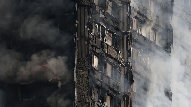 Structural engineer monitoring stability of London tower block hit by fire