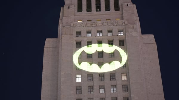 Los Angeles sent up the Bat-Signal to remember much-loved actor Adam West