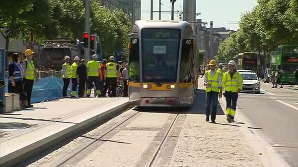 The Luas has finally been connected across Dublin but there are new traffic issues.