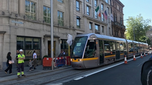 It is expected the Luas Cross City project will create up to 10 million extra trips annually