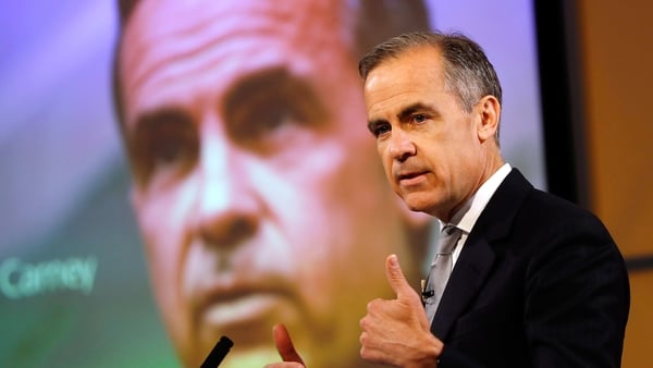 Outgoing Bank of England chief Mark Carney said the UK economy has been 'sluggish'