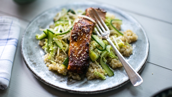 This week on Donal's Meals in Minutes, Donal Skehan dishes up a delicious serving of Miso Salmon with Smacked Cucumber. Tune into RTÉ One at 8:30pm every Tuesday.