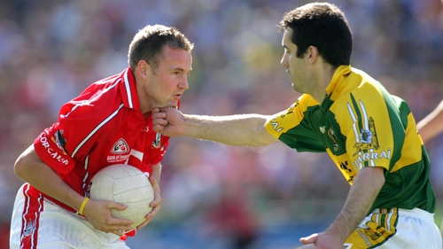 James Masters up against Tom O'Sullivan in the 2006 All-Ireland semi-final