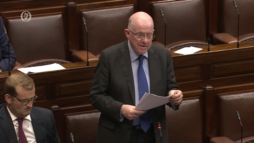 Minister for Justice Charlie Flanagan in the Dáil