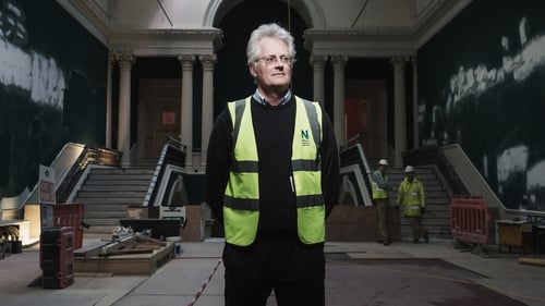 NGI Director Sean Rainbird, pictured in the middle of refurbishments at the National Gallery (Photo: Matthew Thompson)