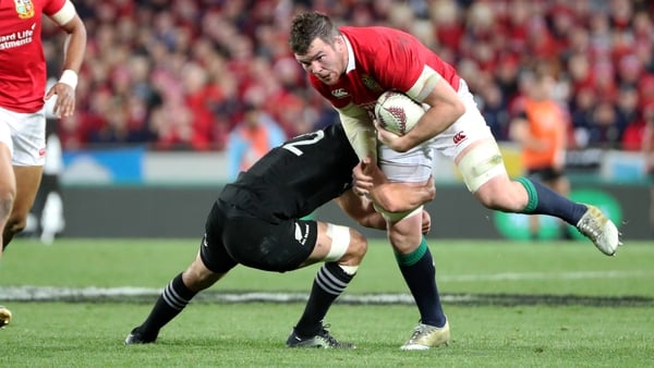 O'Mahony in action in the first test
