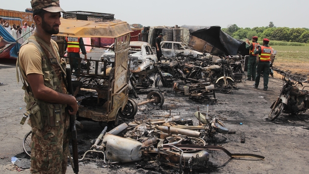 Pakistan tanker fire