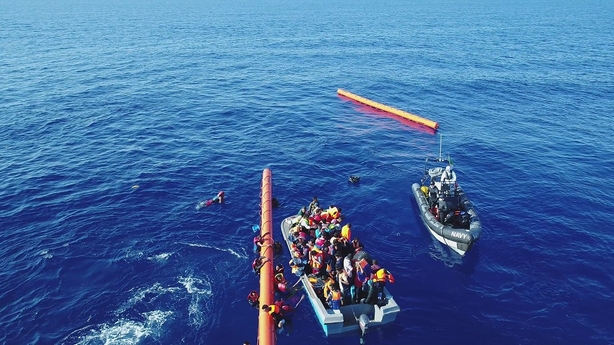 Irish naval ship rescues 712 people near Libya: Defence forces