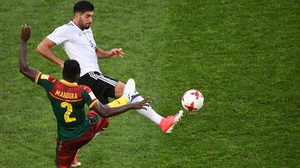 Ernest Mabouka catches Emre Can late